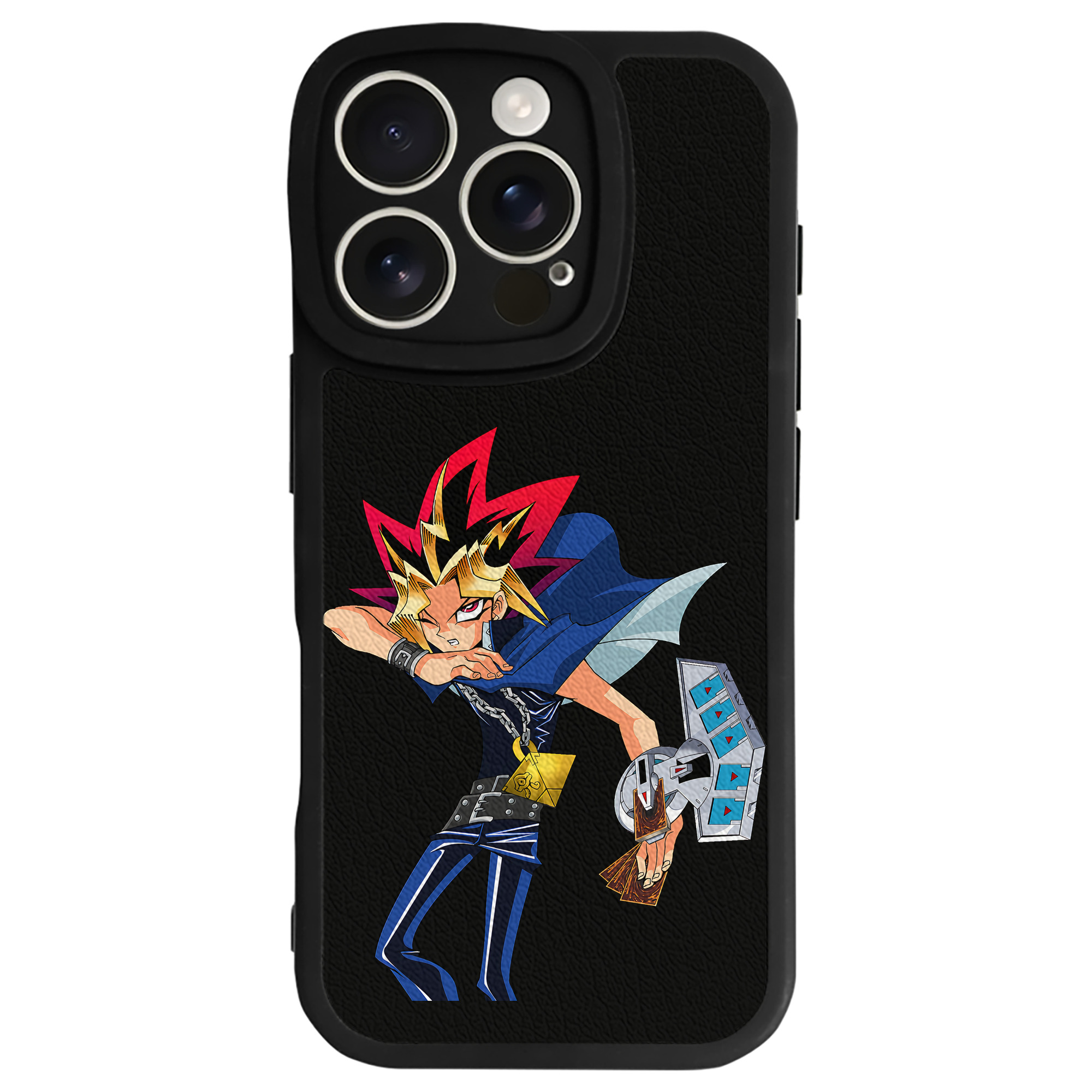 遊☆戯☆王 Yu-Gi-Oh! 【iPhone 16シリーズ対応】シリコンスマホケース（レザー調） 材質：シリコン